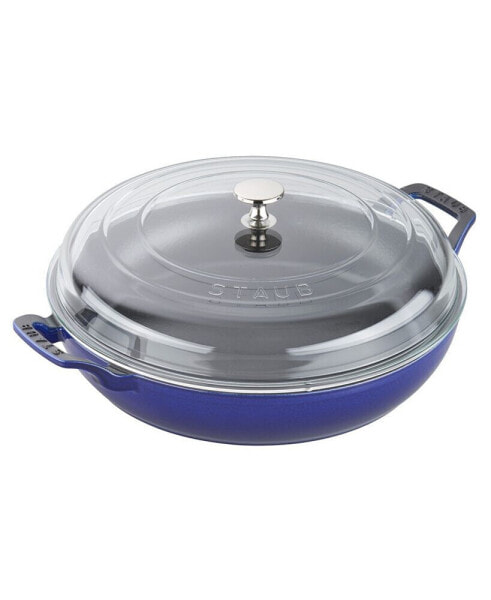 Cast Iron 3.5 Quart Braiser with Glass Lid