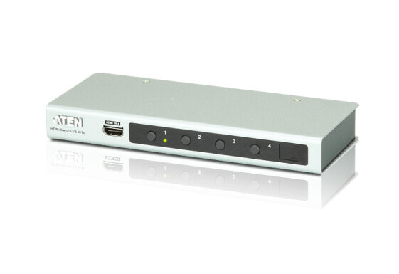ATEN VS481B - HDMI - Black - White - Metal - 3840 x 2160,4096 x 2160,1280 x 1024 (SXGA),1280 x 720 (HD 720),1600 x 1200 (UXGA),1920 x 1080 (HD... - 1080i,1080p,2160p,480p,720p - 5 V
