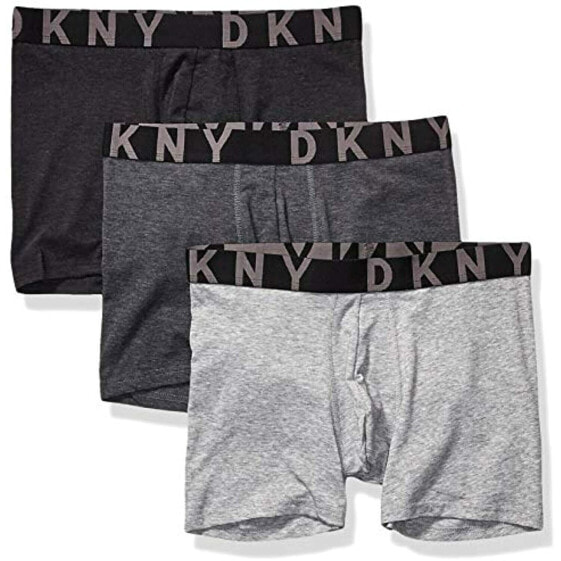 DKNY 274752 Men Stretch Boxer Brief 3-Pack Underwear XL