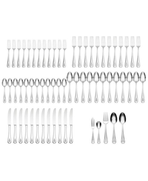 Noella 65-Piece Flatware Set, Service for 12