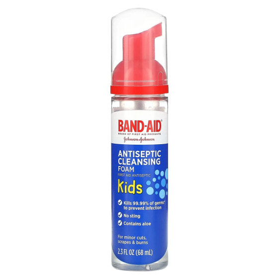 Band Aid, Kids, антисептическая очищающая пенка, 68 мл (2,3 жидк. Унции)