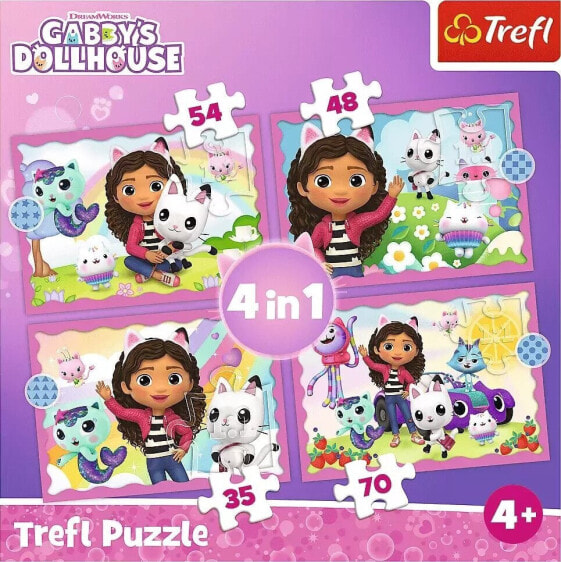 Trefl Puzzle 4w1 Przygoda Gabi 34620 Trefl