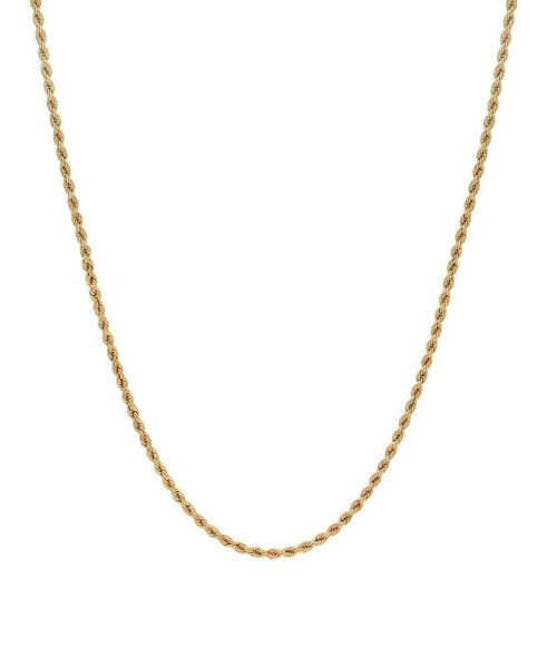 Rope Link 20" Chain Necklace (2.5mm) in 18k Gold