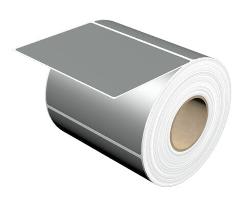 Weidmüller Beschriftungssystem Drucker Montage-Art aufkleben Beschriftungsfläche 101 x 74 mm - Silver - Self-adhesive printer label - Polyester - Thermal Transfer - -40 - 150 °C - 10.1 cm