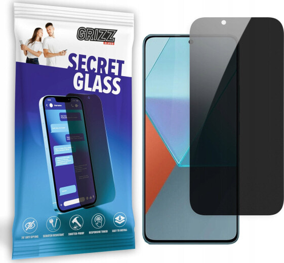 GrizzGlass Szkło prywatyzujące GrizzGlass SecretGlass do Xiaomi Redmi Note 13 Pro 5G