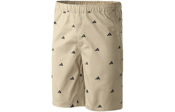 Шорты для мужчин Adidas M Short Gen Aop Logo, коричневые