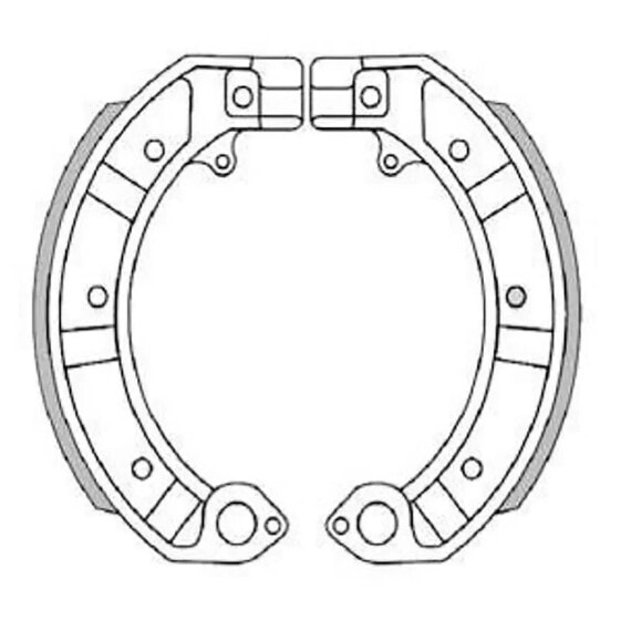 BRENTA MOTO 0128 Brake Shoe