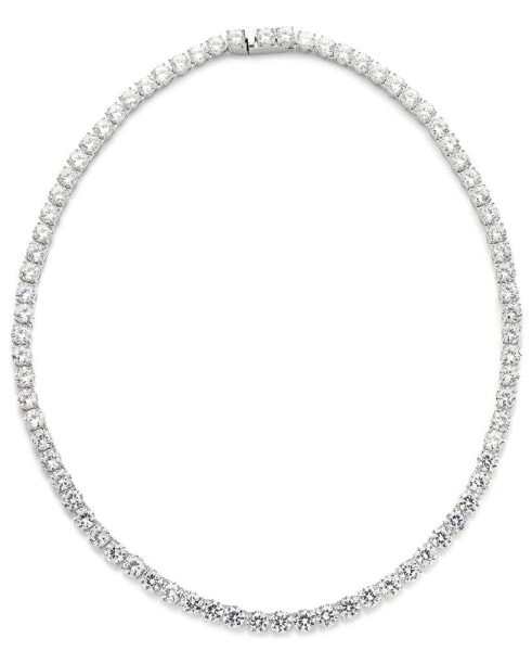 Cubic Zirconia and Crystal Classic Necklace (29 ct. t.w.) Necklace, Created for Macy's