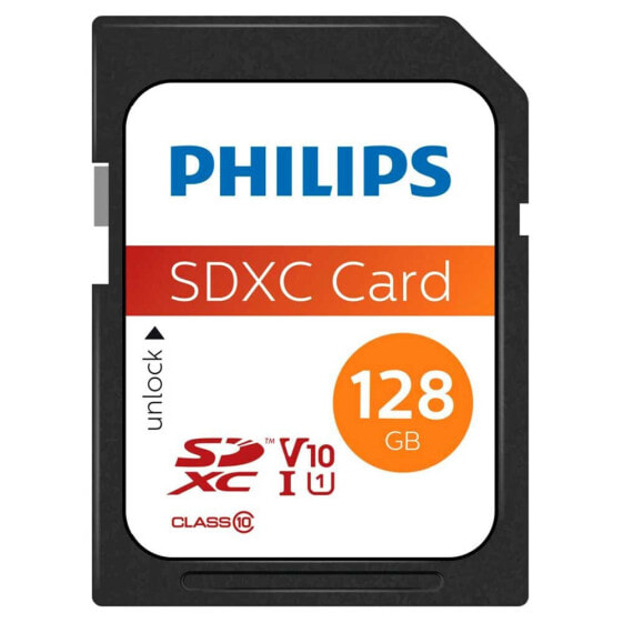 PHILIPS SDXC Class 10 UHS-I U1 128GB memory card