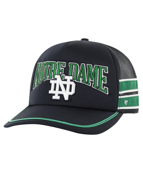 Men's Navy Notre Dame Fighting Irish Sideband Trucker Adjustable Hat