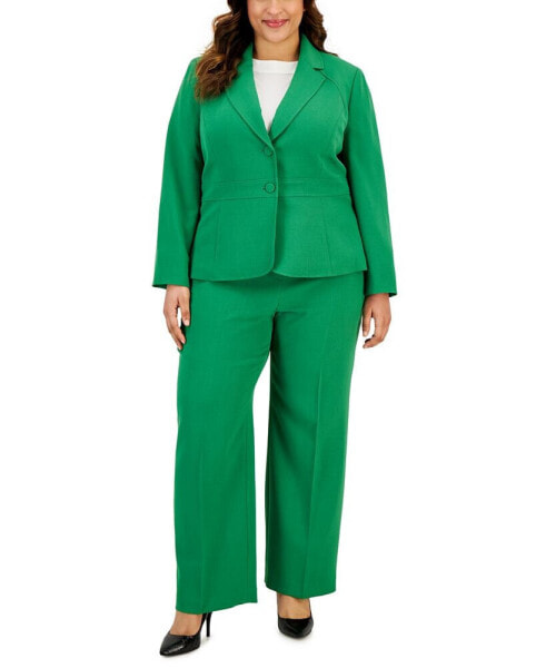 Костюм Le Suit Crepe Blazer Pantsuit