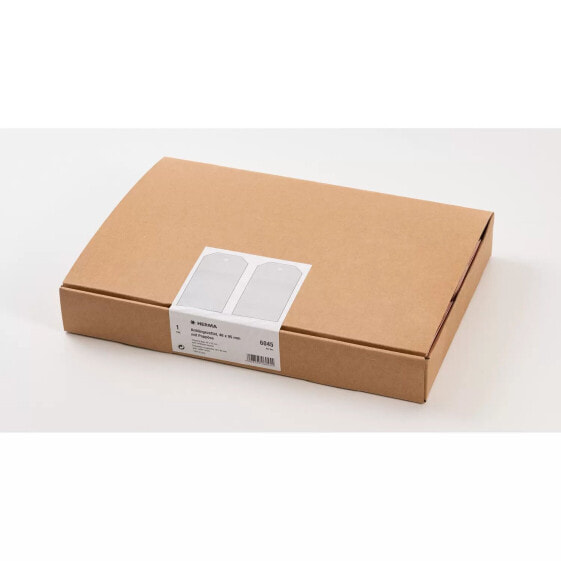 HERMA Shipping tags 48x95 mm with cardboard eyelet 1000 pcs. - Brown - Cardboard - China - 4.8 cm - 95 mm - 1000 pc(s)