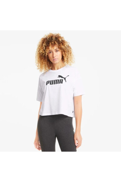 Спортивная футболка женская PUMA Essentıals Logo Vo58686602