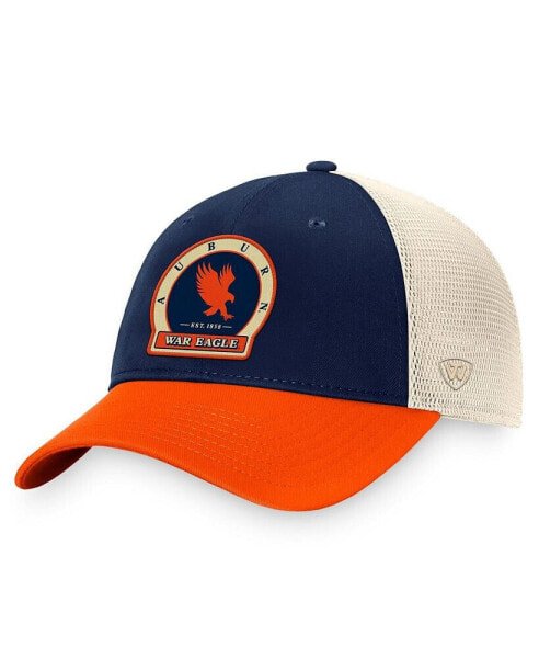 Men's Navy Auburn Tigers Refined Trucker Adjustable Hat