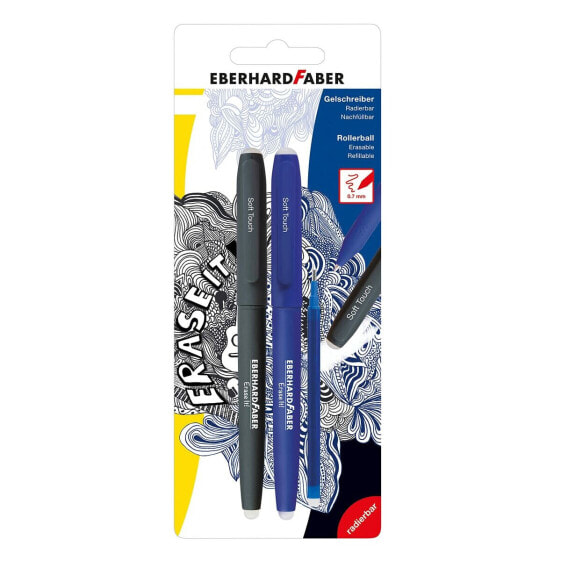 Gel pen Eberhard Faber 582103 Blue Black/Blue (Refurbished A)