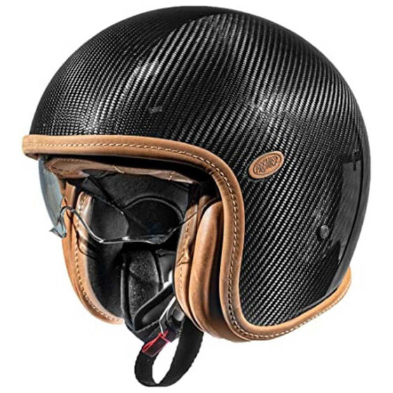 PREMIER HELMETS 23 VintagePlatin Ed. Carbon 22.06 open face helmet