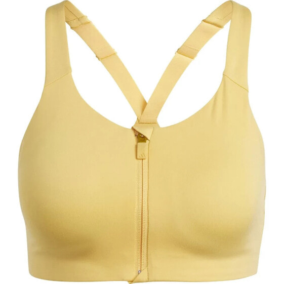 ADIDAS TLRD Impact Luxe Zip Sports Bra High Support