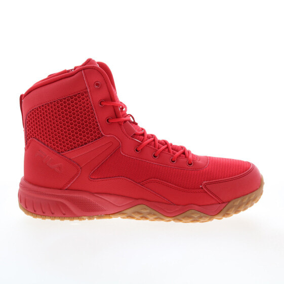 Fila Chastizer 1LM00358-936 Mens Red Leather Lace Up Work Boots 13