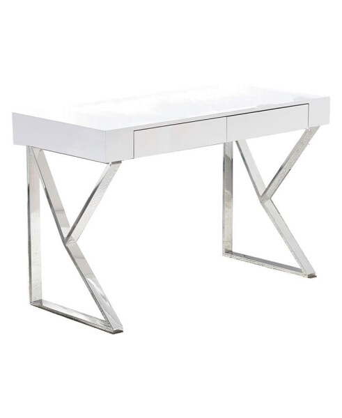 Компьютерный стол современный лакированный Best Master Furniture Philon, 47"