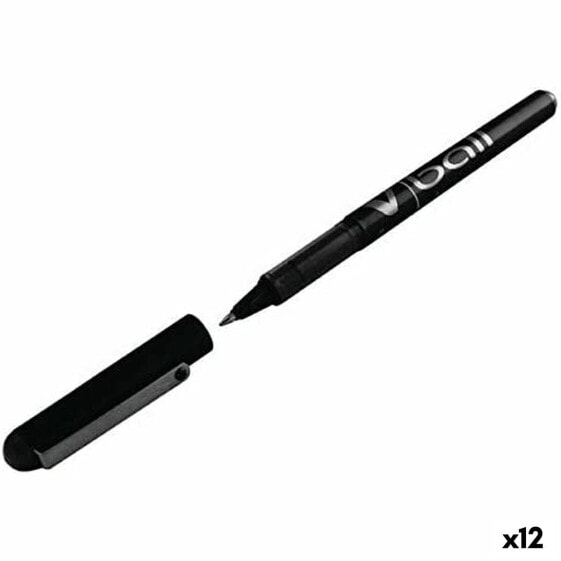 Ручка с жидкими чернилами PILOT BL-VB-5 Черный 0,3 мм (12 штук)