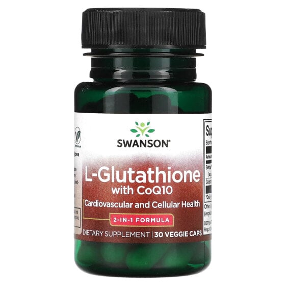 L-Glutathione with CoQ10, 30 Veggie Caps