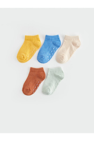 Basic Erkek Bebek Patik Çorap 5'li