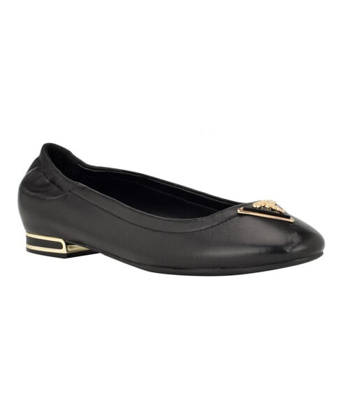 Women's Miffyh Elasticized Back Logo Ballet Flats