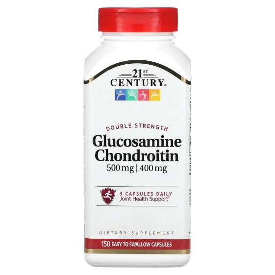 Glucosamine Chondroitin, Double Strength, 150 Easy To Swallow Capsules