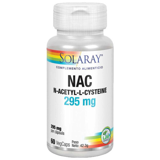 SOLARAY NAC N-Acetyl-L-Cysteine 295mgr 60 Units
