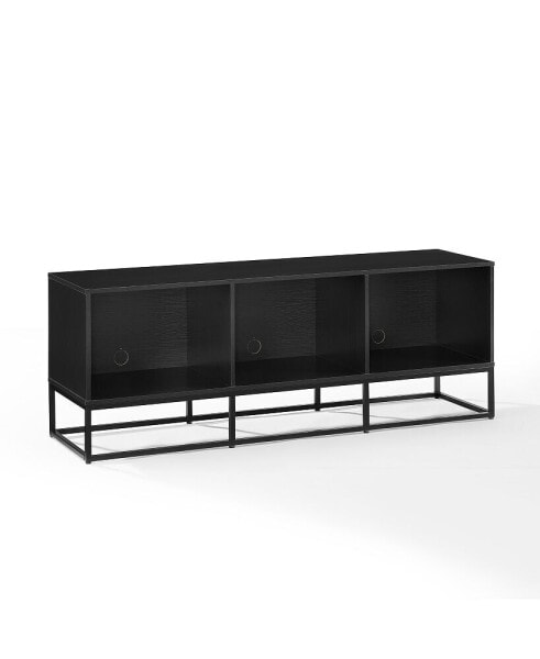 Enzo Large MDF and Steel Record Storage Media Console