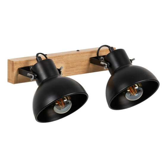 Настенный светильник Чёрный Бежевый Деревянный Железо A 220-240 V 36 x 21 x 17 см BB Home Iron Wood Light Black Beige A 220-240 V 36 x 21 x 17 см