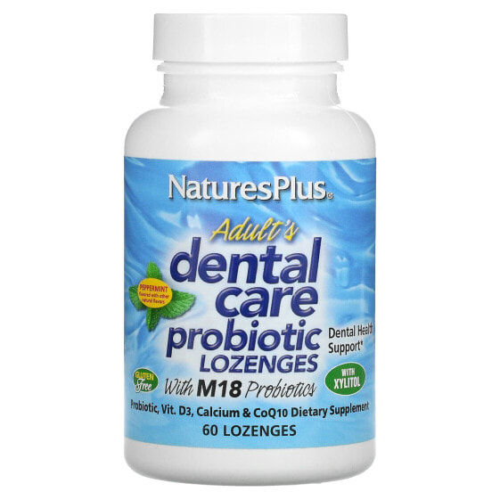 Adult's Dental Care Probiotic, Peppermint , 60 Lozenges