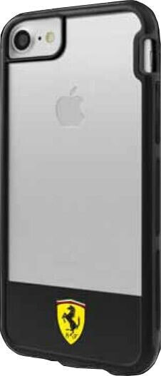 BMW Etui Ferrari Hard do iPhone 7 transparentne-czarne (FEHCP7BISBK)