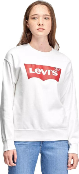 Levi`s Levi's Graphic Standard Crew Hoodie 186860011 białe M