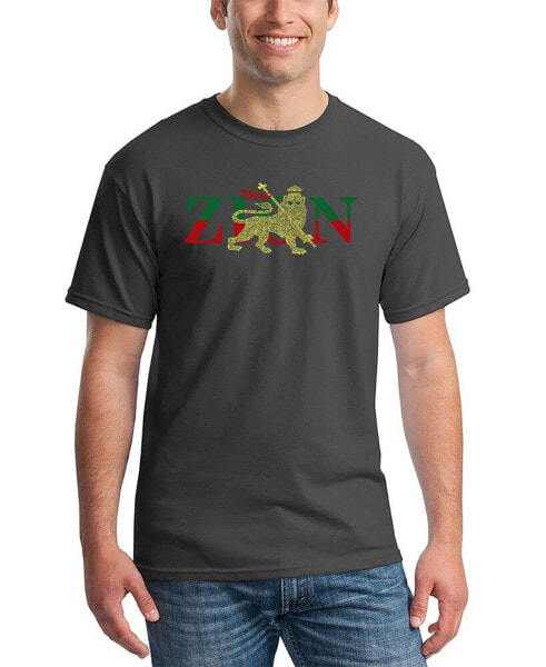 Men's Zion - One Love Word Art T-shirt