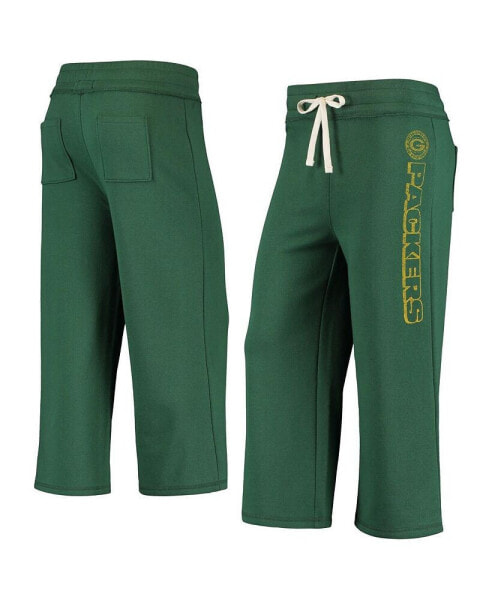Women's Green Green Bay Packers Cropped Pants