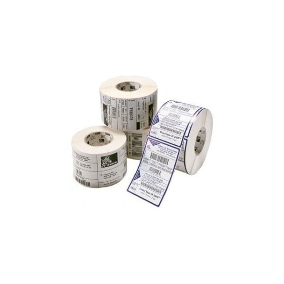 Zebra Z-Ultimate 3000T White - White - Permanent Adhesive - Polyester - Thermal transfer - 25mm x 13mm - 20 cm