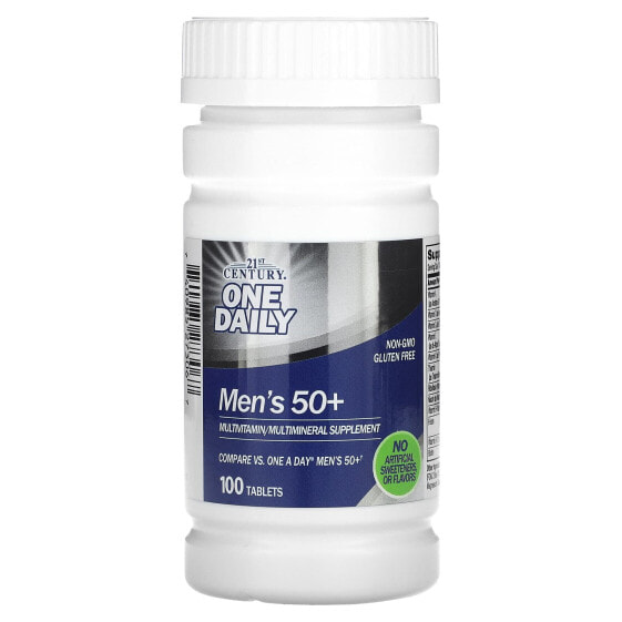One Daily, Men's 50+, Multivitamin Multimineral, 100 Tablets