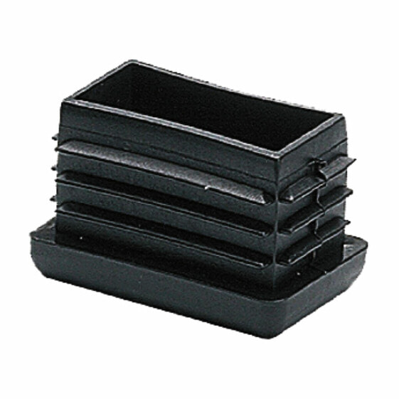 Ferrule/Terminal plug Micel CNT04 Black Polyethylene Rectangular 20 x 40 x 22 mm (25 Units)