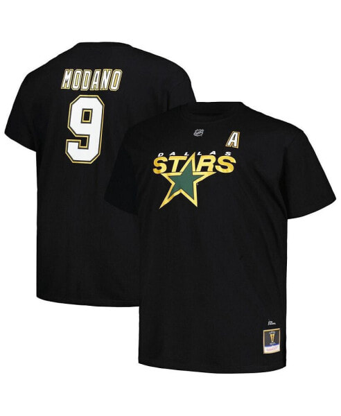 Men's Mike Modano Black Dallas Stars Big and Tall Name and Number T-shirt