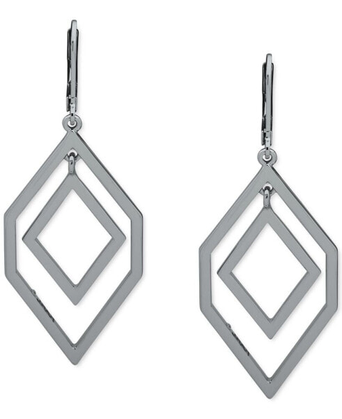 Geometric Orbital Drop Earrings