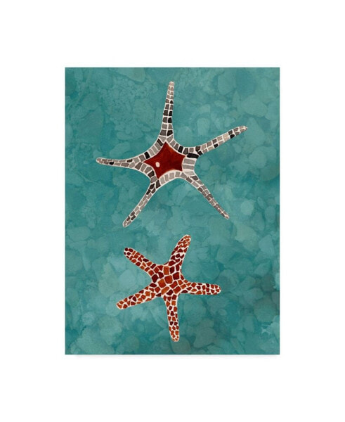 Alicia Ludwig Twin Starfish I Canvas Art - 20" x 25"