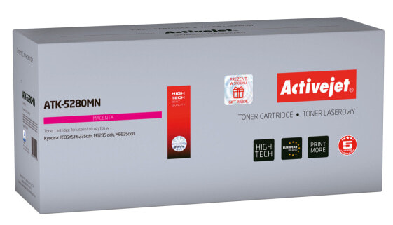 Activejet ATK-5280MN toner (replacement for Kyocera TK-5280M; Supreme; 11000 pages; magenta) - 11000 pages - Magenta - 1 pc(s)