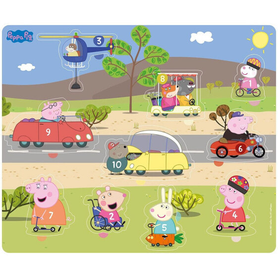 PEPPA PIG Wood Puzzle Numbers