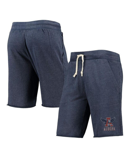 Men's Heathered Navy Auburn Tigers Victory Lounge Shorts