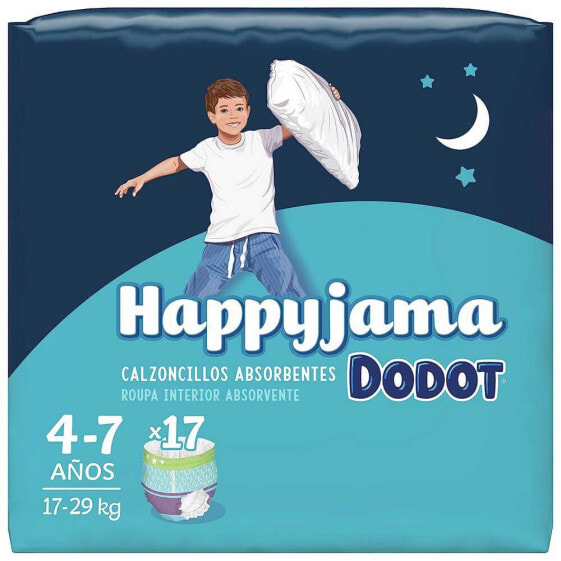 DODOT Happyjama Child Absorbent Dians Size 7 17 Units