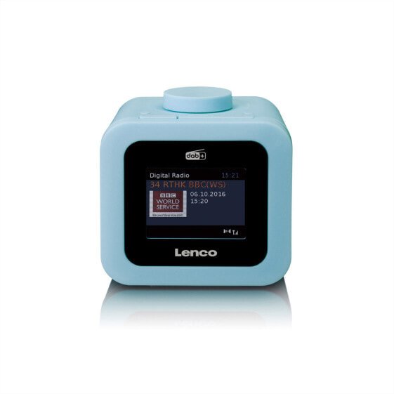 Lenco CR-620 - Clock - DAB+ - FM - LCD - 7.11 cm (2.8") - Blue - Rubber