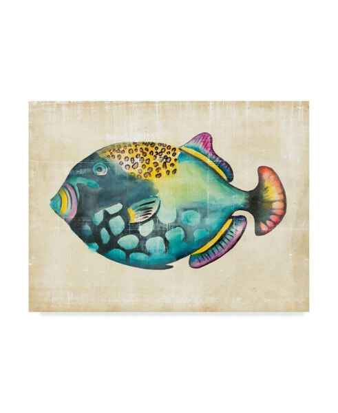 Chariklia Zarris Aquarium Fish IV Canvas Art - 20" x 25"