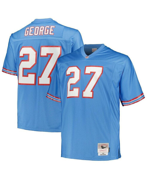 Men's Eddie George Light Blue Houston Oilers Big & Tall 1997 Legacy Retired Player Jersey