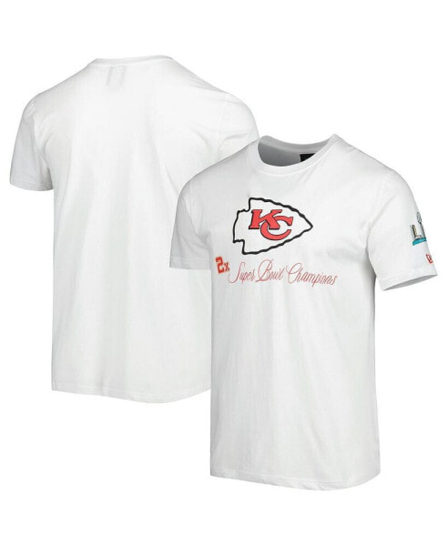 Men's White Kansas City Chiefs Historic Champs T-shirt